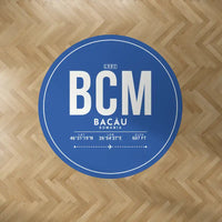 Thumbnail for Bacău International Airport (BCM) Carpets - Carpet Round - ID Tag - Blue V2