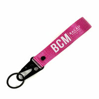 Thumbnail for Bacău International Airport (BCM) Hawk-Shaped Key Chains - Hawk Key Chain - Tag - Pink
