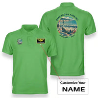 Thumbnail for BCN - Badge - Double-Side Polo - Light Green + Name