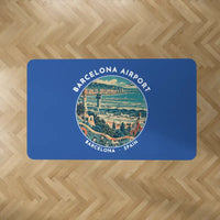 Thumbnail for Josep Tarradellas Barcelona-El Prat Airport (BCN) Carpets - Carpet Rectangle - Badge - Blue V2
