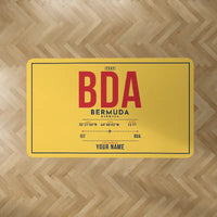 Thumbnail for Bermuda L.F. Wade International Airport (BDA) Carpets - Carpet Rectangle - ID Tag + Name - Yellow V2
