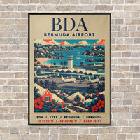 Thumbnail for BDA - Poster - Canvas Framed - Beige