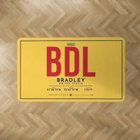 Thumbnail for Bradley International Airport (BDL) Carpets - Carpet Rectangle - ID Tag - Yellow V2