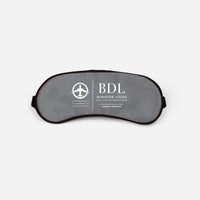 Thumbnail for Bradley International Airport (BDL) Sleep Masks - Sleep Mask - Front - Gray