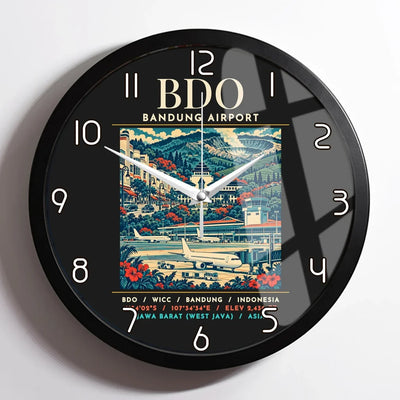 BDO - Poster - Wall Clock Framed - Black