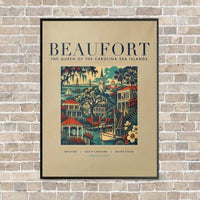 Thumbnail for BEAUFORT - Poster - Canvas Framed - Beige