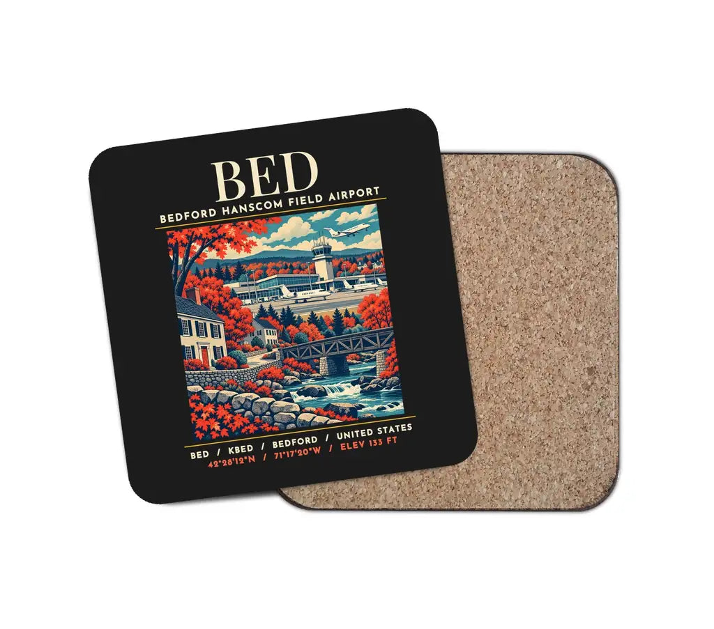 BED - Poster - Coaster - Black