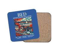 Thumbnail for BED - Poster - Coaster - Blue