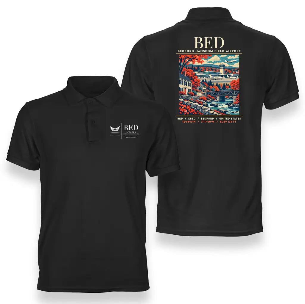 BED - Poster - Double-Side Polo - Black