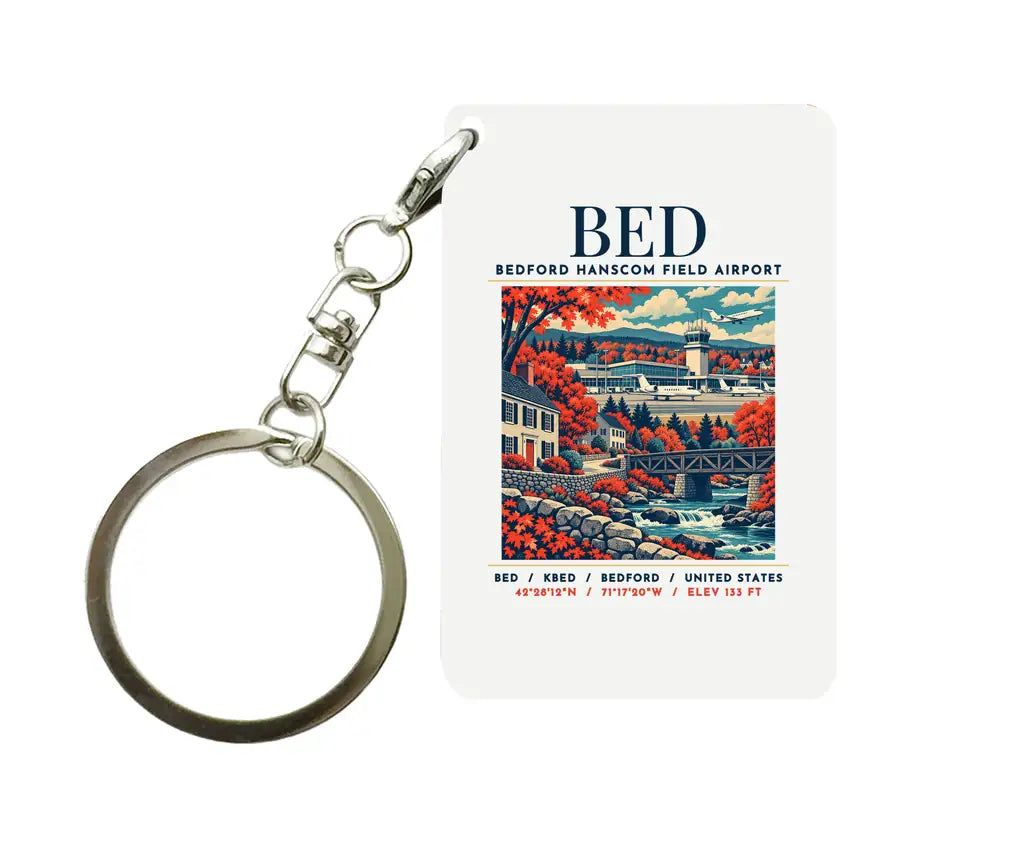 BED - Poster - Key Chain - White