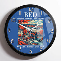 Thumbnail for BED - Poster - Wall Clock Framed - Blue