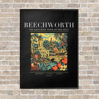 Thumbnail for BEECHWORTH - Poster - Canvas Framed - Black