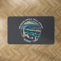 Thumbnail for Belgrade Nikola Tesla Airport (BEG) Carpets - Carpet Rectangle - Badge - Dark Gray V2
