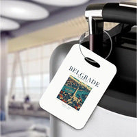 Thumbnail for BELGRADE - Poster - Luggage Tag - White