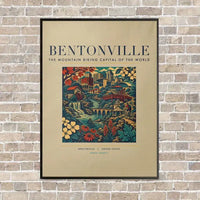 Thumbnail for BENTONVILLE - Poster - Canvas Framed - Beige