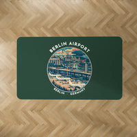 Thumbnail for Berlin Brandenburg Airport Willy Brandt (BER) Carpets - Carpet Rectangle - Badge - Dark Green V2
