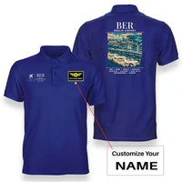 Thumbnail for BER - Poster - Double-Side Polo - Blue + Name