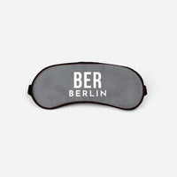 Thumbnail for Berlin Brandenburg Airport Willy Brandt (BER) Sleep Masks - Sleep Mask - Code - Gray