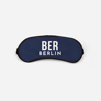 Thumbnail for Berlin Brandenburg Airport Willy Brandt (BER) Sleep Masks - Sleep Mask - Code - Navy Blue