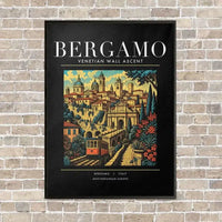 Thumbnail for BERGAMO - Poster - Canvas Framed - Black