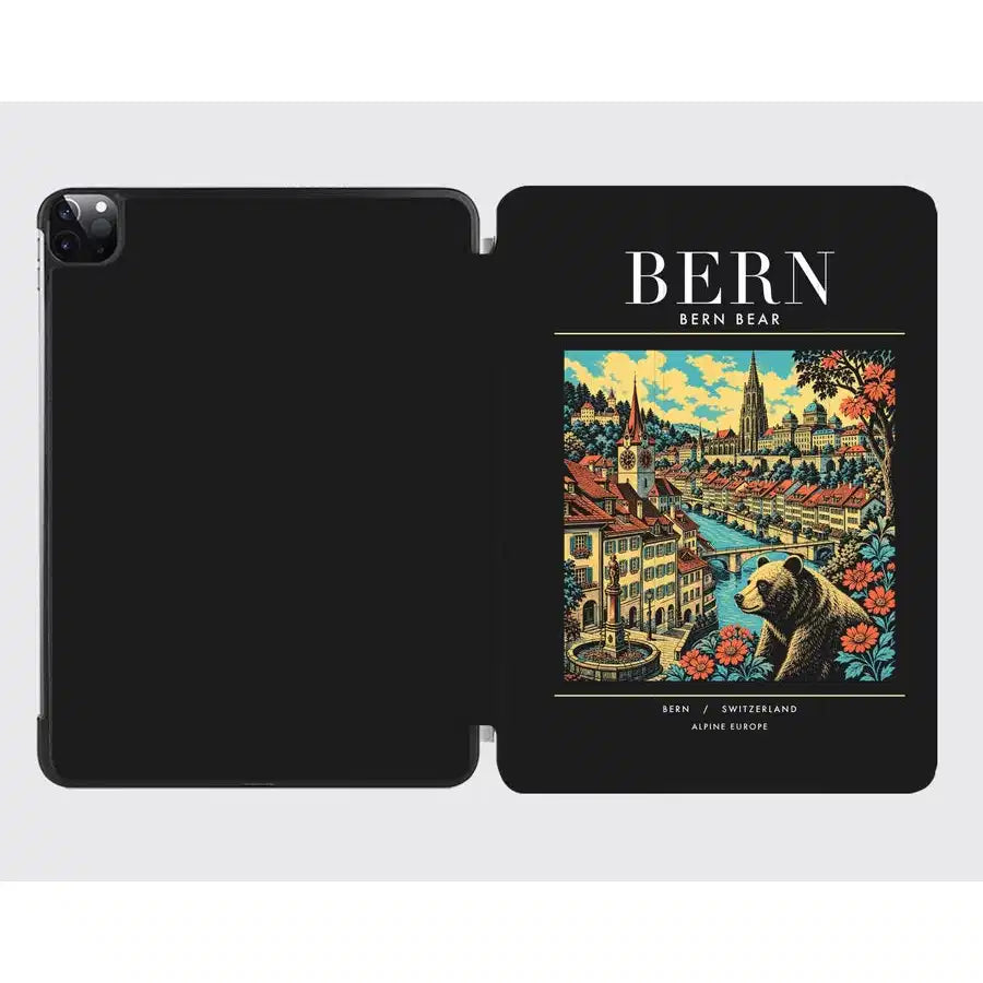 BERN - Poster - iPad Case - Black