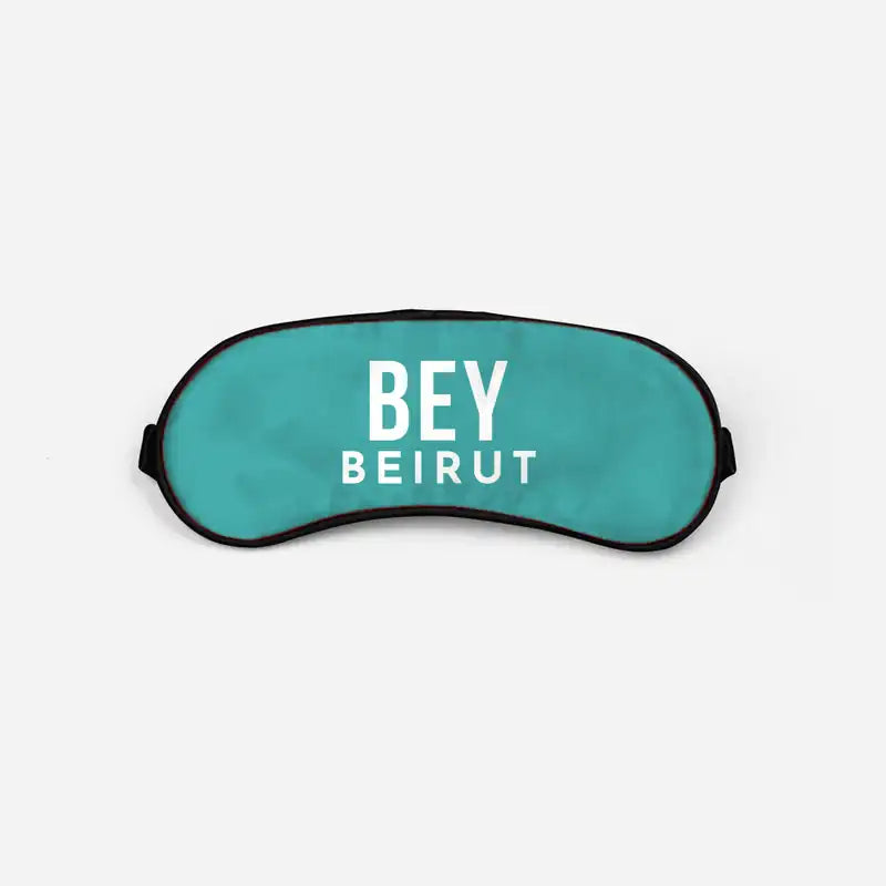 Beirut Rafic Hariri International Airport (BEY) Sleep Masks - Sleep Mask - Code - Turquoise