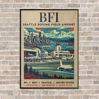 Thumbnail for BFI - Poster - Canvas Framed - Beige