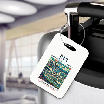 BFI - Poster - Luggage Tag - White