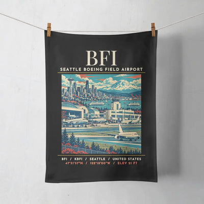 BFI - Poster - Towel - Black