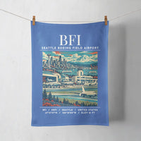 Thumbnail for BFI - Poster - Towel - Blue
