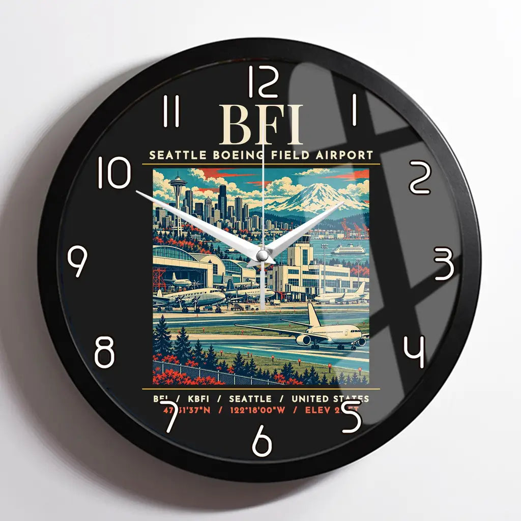 BFI - Poster - Wall Clock Framed - Black