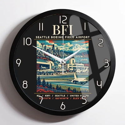 BFI - Poster - Wall Clock Framed - Black