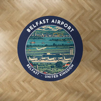 Thumbnail for Belfast International Airport (BFS) Carpets - Carpet Round - Badge - Dark Blue V2