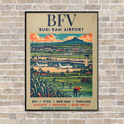 BFV - Poster - Canvas Framed - Beige