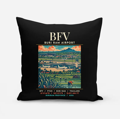 BFV - Poster - Pillow - Black