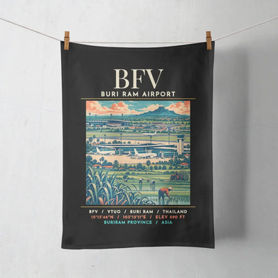 BFV - Poster - Towel - Black
