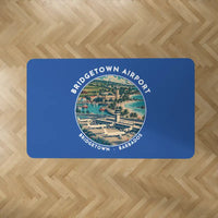 Thumbnail for Grantley Adams International Airport (BGI) Carpets - Carpet Rectangle - Badge - Blue V2