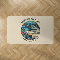 Thumbnail for Bangor International Airport (BGR) Carpets - Carpet Rectangle - Badge - Beige V2