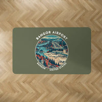 Thumbnail for Bangor International Airport (BGR) Carpets - Carpet Rectangle - Badge - Green Army V2