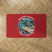 Thumbnail for Bangor International Airport (BGR) Carpets - Carpet Rectangle - Badge - Red V2