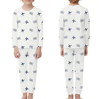 Thumbnail for Bangor International Airport (BGR) Pajamas - Children Pajamas - White