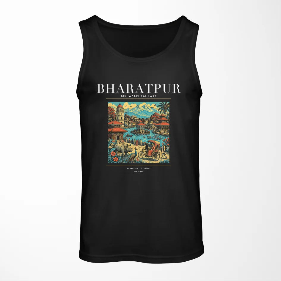 BHARATPUR - Poster - Tank Top - Black