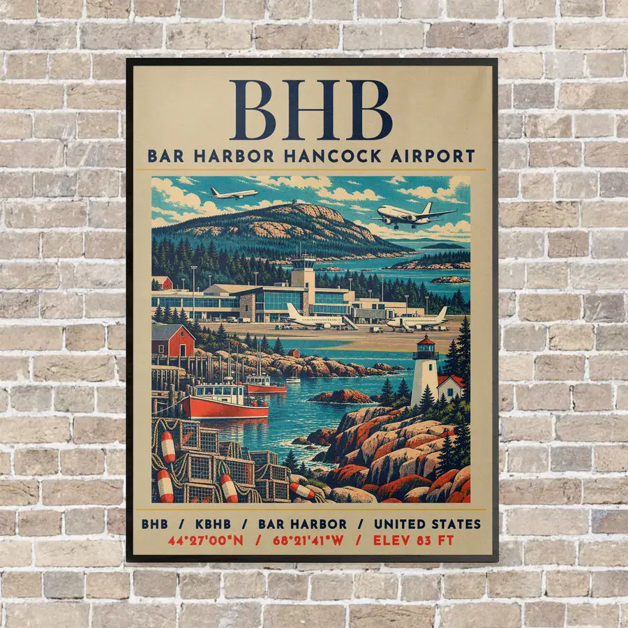 BHB - Poster - Canvas Framed - Beige