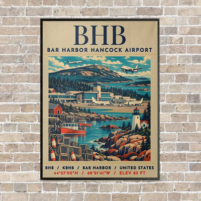BHB - Poster - Canvas Framed - Beige