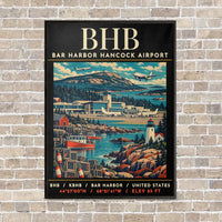 Thumbnail for BHB - Poster - Canvas Framed - Black