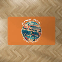 Thumbnail for Bukhara International Airport (BHK) Carpets - Carpet Rectangle - Badge - Orange V2