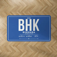 Thumbnail for Bukhara International Airport (BHK) Carpets - Carpet Rectangle - ID Tag - Blue V2