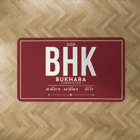 Thumbnail for Bukhara International Airport (BHK) Carpets - Carpet Rectangle - ID Tag - Dark Red V2