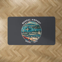Thumbnail for Raja Bhoj Airport (BHO) Carpets - Carpet Rectangle - Badge - Dark Gray V2