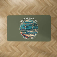 Thumbnail for Raja Bhoj Airport (BHO) Carpets - Carpet Rectangle - Badge - Green Army V2